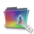 Folder Rainbow Movie Icon 48x48 png